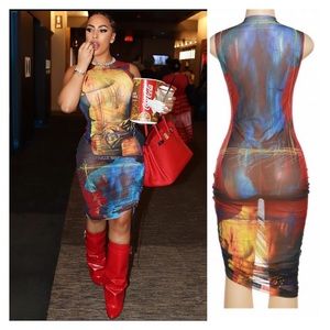 Color Me Bad Adjustable Maxi/Midi Dress 🎨